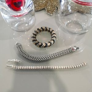 Bundle of three bracelets